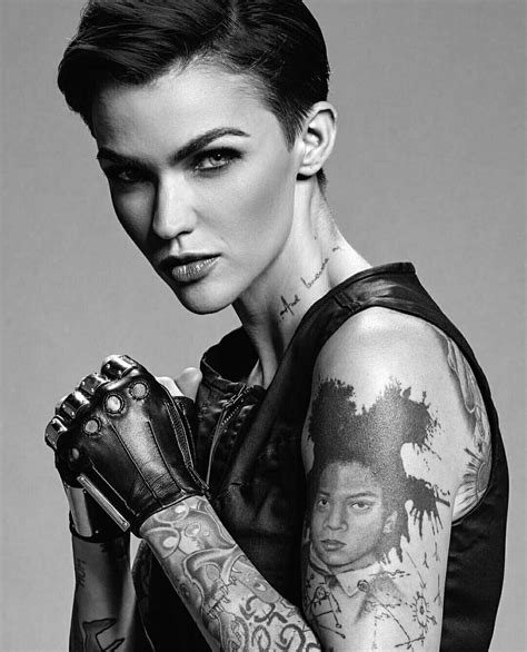 Pin by Maro Guy on The Incomparable Ruby Rose. | Ruby rose, Ruby rose tattoo, Ruby rose hair