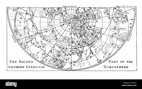 Second Part Of The Star Chart Of The Southern Celestial Hemisphere