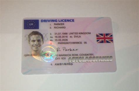 Pin På Fake Uk Driving Licence