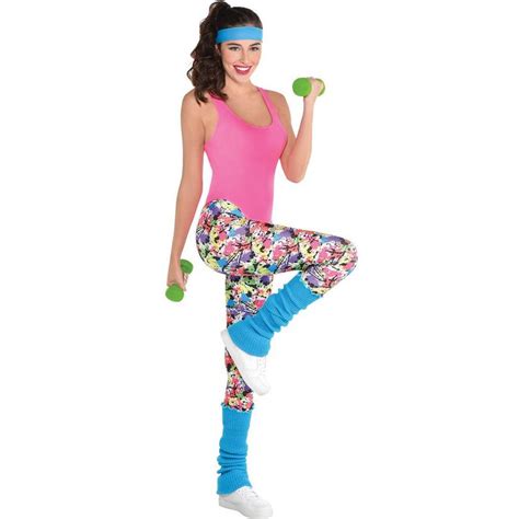 Adult 80s Exercise Costume Accessory Kit Party City