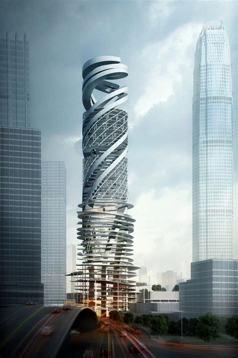 Alternative Car Park Tower Proposal Mozhao Studio Archdaily