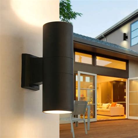 Beiaidi 6 10 18 24w Up Down Led Porch Wall Light Outdoor Cylinder Villa