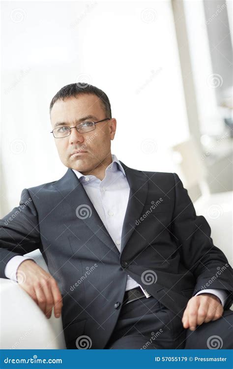 Attractive Businessman Stock Image Image Of Male Boss 57055179