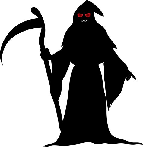 Grim Reaper Grim Reaper Halloween Silhouettes Clip Art