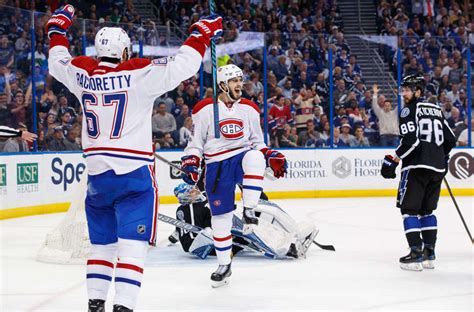 Nhl, the nhl shield, the word mark and image of the stanley cup and nhl conference logos are registered. Après-match Canadiens-Lightning : Le Canadien remporte un ...