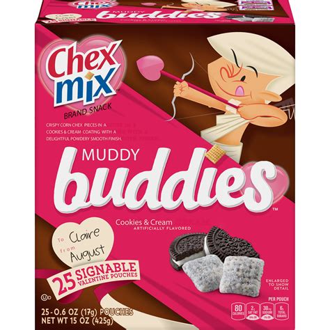 chex mix muddy buddies cookies and cream valentine s 25ct