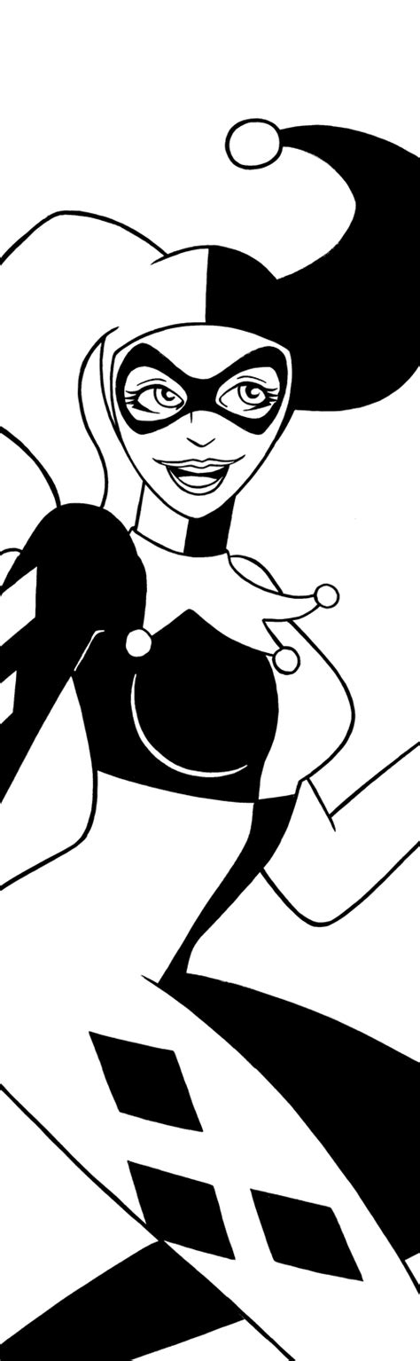 Harley Quinn Panel Art Inks By Richbernatovech On Deviantart