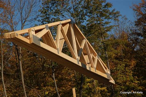 Living Off Grid 4505 N 7785 W Roof Trusses