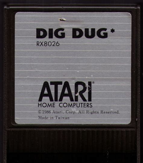 Dig Dug Cover Or Packaging Material Mobygames