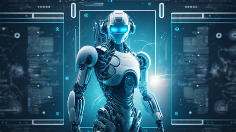 Robot Blue Light Technology Artificial Intelligence Future Robot