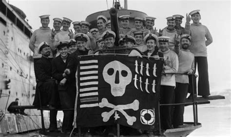Jolly Roger Flag Flown By British Submarine During World War 2 Is Being