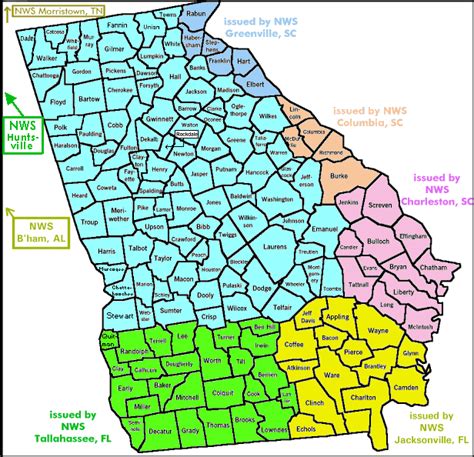 Zip Codes Georgia Map Cities And Towns Map