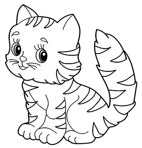 Desenhos Para Pintar E Imprimir Desenhos De Gatos Para Colorir E