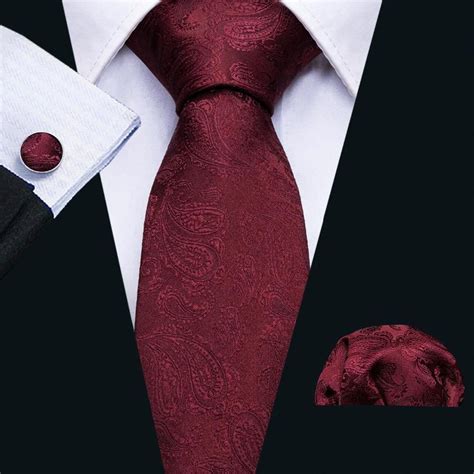 Silk Necktie Set Silk Ties Leicester Paisley Tie Shops Cufflink