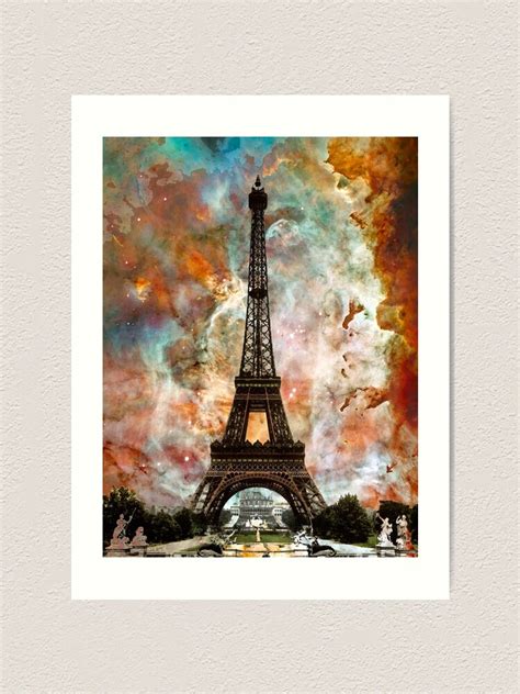 The Eiffel Tower Paris France Art By Sharon Cummings Art Print By