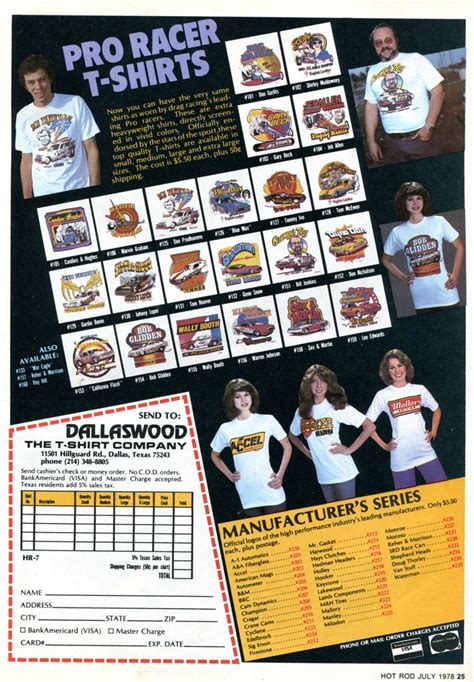 1978 Dallaswood T Shirt Advertisement Hot Rod July 1978 Flickr