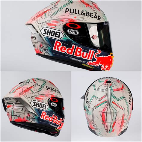 Wir testen hier dein wissen: Marc's special helmet for catalunya... : motogp