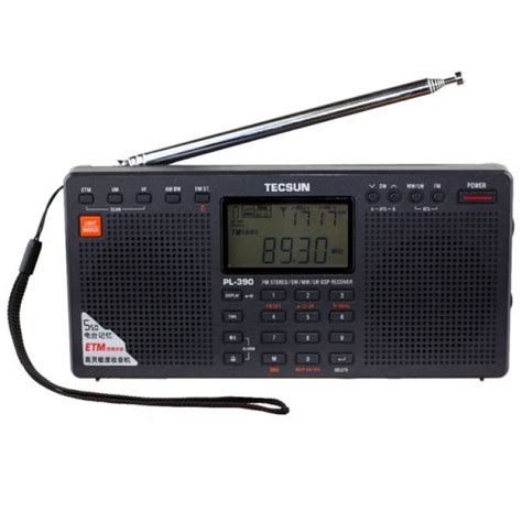 Tecsun Pl390 Portable Am Fm Sw Shortwave Dsp Shortwave Radio Free