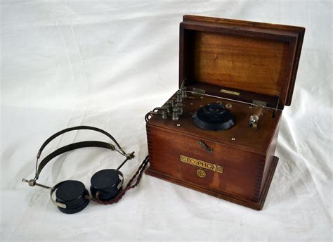 Receiver Crystal Set Gecophone And Earphone Museum Of Transport And