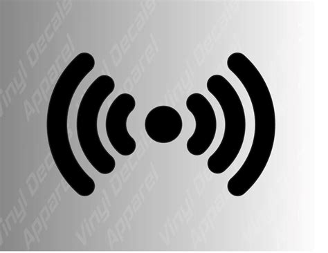 Wireless Wifi Signal Vinyl Decal Sticker