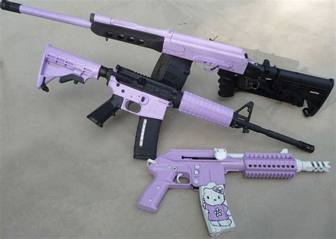 👩🏻‍🎤 Pixie Pretty Guns Guns Aesthetic Pink Guns