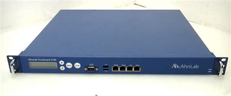 새상품 Ahnlab Trusguard 3100 바이러스 스파이웨어 차단 네트워크 보안장비