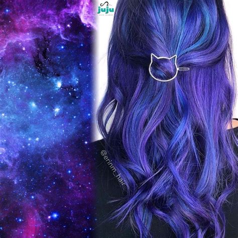 Galaxy Hair Ultraviolet Hair Purple Hair Created By Erinmhair
