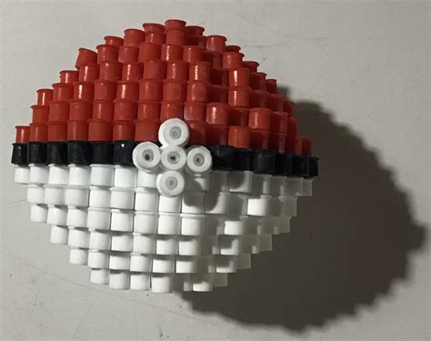 3D Pokéball - Hama beads | Pokécharms