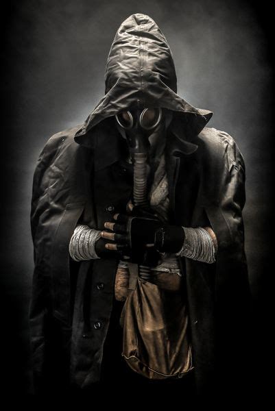 gas mask man in the hood photography art prints and posters by ales munt artflakes