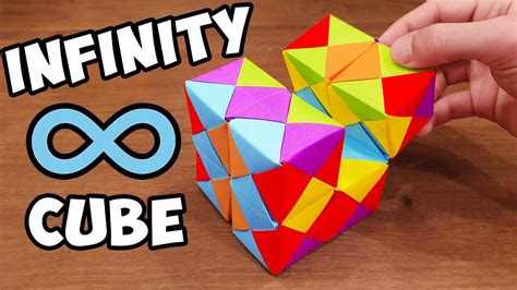 How To Make A Paper Infinity Cube Ppo Youtube