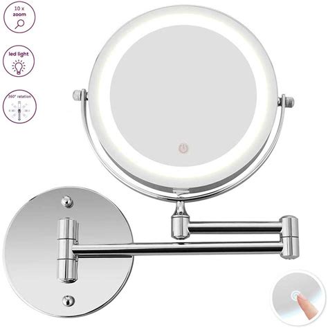 Before you buy own, you need to evaluate. Peroptimist Wall Mounted Makeup Mirror - LED Lighted 10x ...