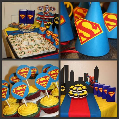 Super Hero Party Superman Birthday Party Avengers