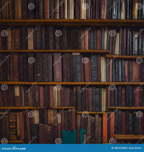 Aged Bookshelf a Portal To Bygone Eras and Timeless Stories, Holding a