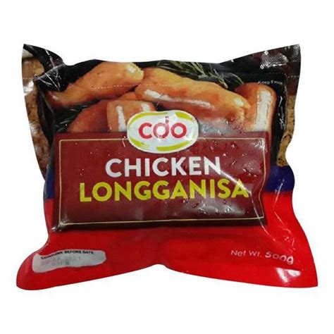Cdo Chicken Longganisa 500g Shopee Philippines