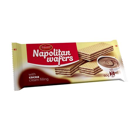Napolitan Wafers Cocoa 60g Impol Holding