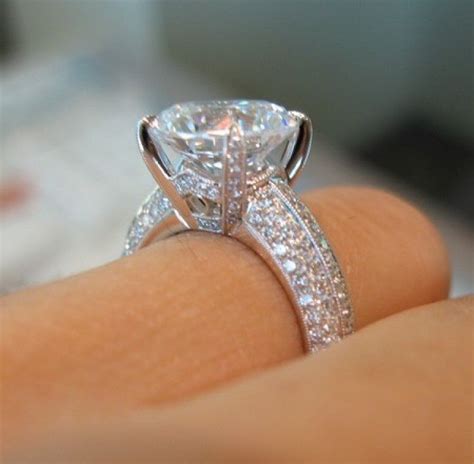 Thats One Big Sparkly Rock Wedding Rings Diamond Bling