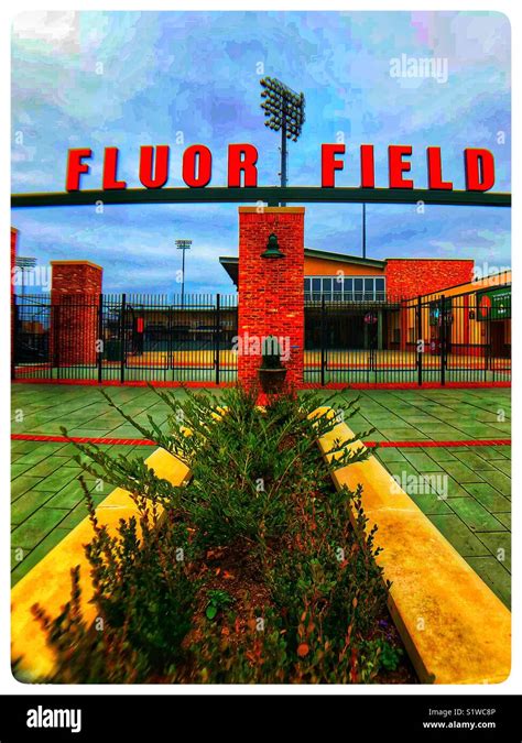 Fluor Baseball Field In Greenville Sc Stock Photo Alamy