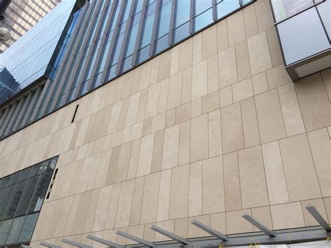 Stonelite Gascogne Beige Limestone Panels On New Nordstrom Store In