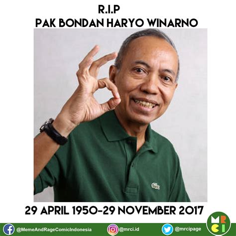 Selamat jalan Pak Bondan,... - Meme & Rage Comic Indonesia