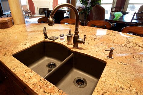 Undermount sink best for counter cleaning. Granite composite undermount sink | Granite kitchen sinks ...
