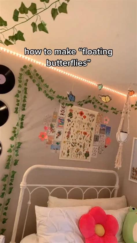 Grab This Cute Floating Butterflies Idea For Your Aesthetic Room🦋