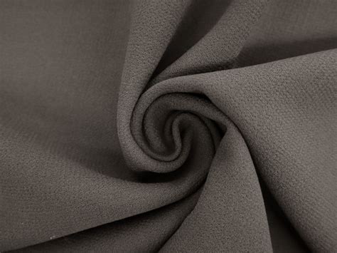 Wool Double Crepe In Dark Grey Bandj Fabrics