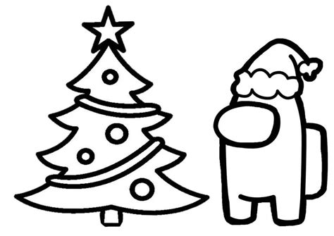 Character coloring pages printable among us coloring pages. Christmas Among Us Character Coloring Page | Coloring Page ...