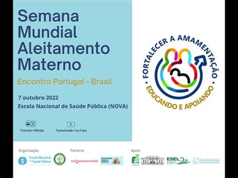 Semana Mundial Do Aleitamento Materno Encontro Portugal Brasil Youtube