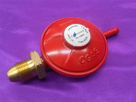 LPG Propane Gas 37 Mbar Low Pressure Red Regulator Boiling Ring
