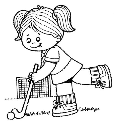 Field Hockey Coloring Pages At Getdrawings Free Download