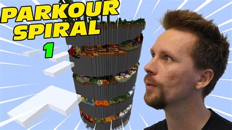 Det GÅr SÅ Snabbt Minecraft Parkour Spiral 1 Youtube