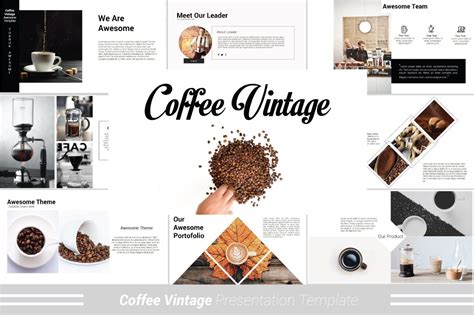 coffee vintage powerpoint template