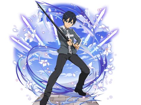 Desktop Wallpaper Anime Boy Kirito Kirigaya Kazuto Sword Art Online