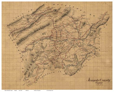 Map Of Roanoke County Virginia Virginia Map - vrogue.co